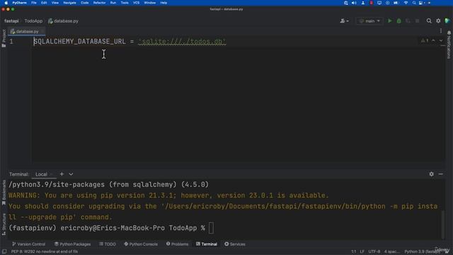 2. FastAPI Project Database Connection with ORM SQLAlchemy смотреть онлайн