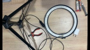 ремонт кольцевой лампы