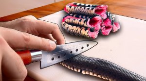 ПОВТОРЯЕМ НЕВЕРОЯТНУЮ УЛИЧНУЮ ЕДУ СО ВСЕГО МИРА / ЗМЕЯ / МЕГА ДОШИРАК / ХОТ-ТОК