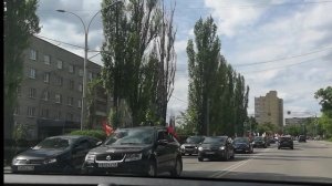 9 мая 2025. Автопробег по городу Липецк. День 80-летия Победы
