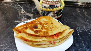 Конверты из лаваша на завтрак. Лаваш с начинкой. Рецепт завтрака.