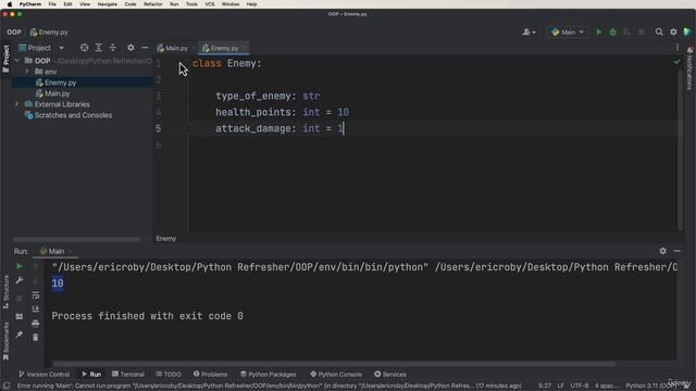 37. Object Oriented Programming in Python смотреть онлайн