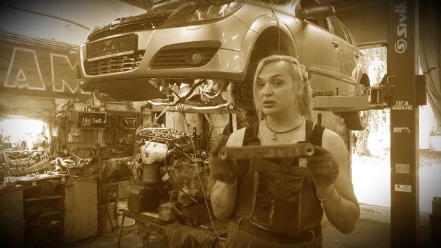 Завершение строительства Opel Astra H 2006 установка ДВС ант? смотреть онлайн