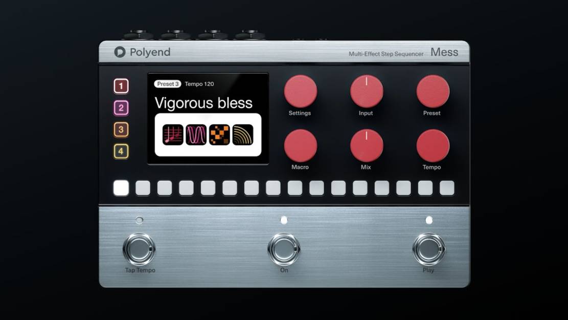 Polyend Mess: Multi-Effect Step Sequencer Pedal
