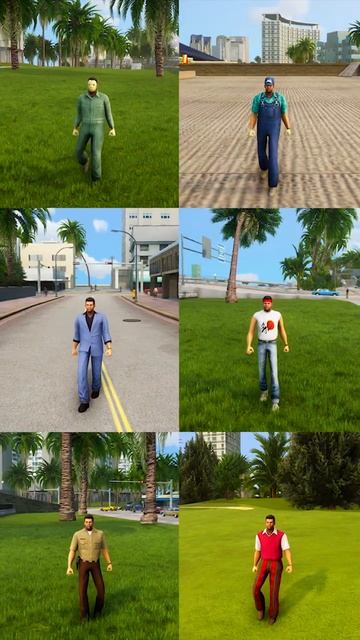 Все комплекты одежды из ГТА Вайс-Сити смотреть онлайн