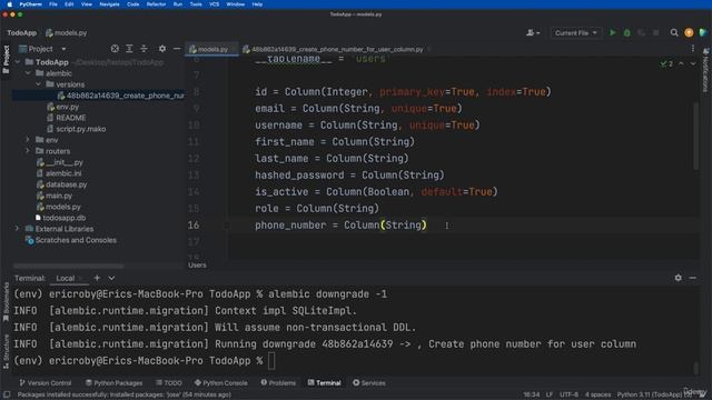 6. Alembic Revision Downgrade смотреть онлайн