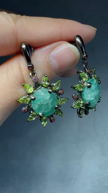 Изумруд, хризолиты,гранаты 🌺8500р🌺 #изумруд #хризолит? смотреть онлайн