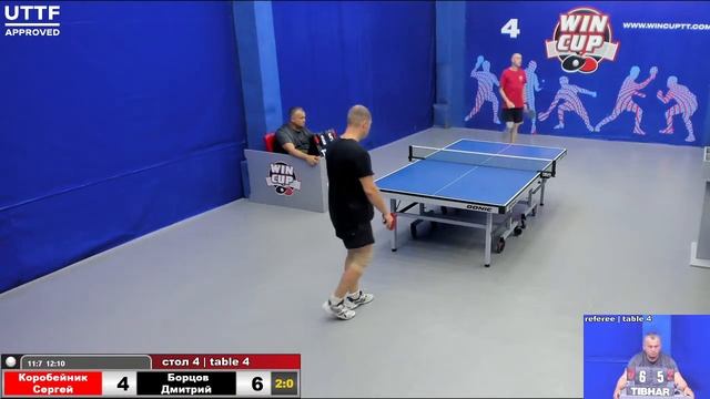 19:30 Коробейник Сергей 2-3 Борцов Дмитрий стол 4 Юг-3   22.07.2