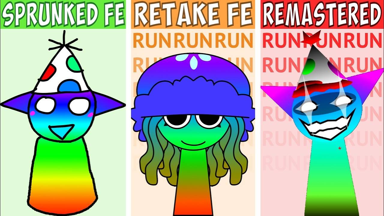 INCREDIBOX SPRUNKI 😱 | 💎 SPRUNKED FE VS RETAKE FE VS REMASTERED 💎 | ЭПИЧНАЯ БИТВА!!! 🔥 смотреть онлайн