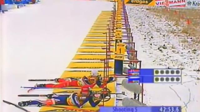 БИАТЛОН. КМ 2005-06. Эстерсунд (Швеция). Женщины. Эстафета 4 х 6 км. (Спорт). 30.11.2005. смотреть онлайн