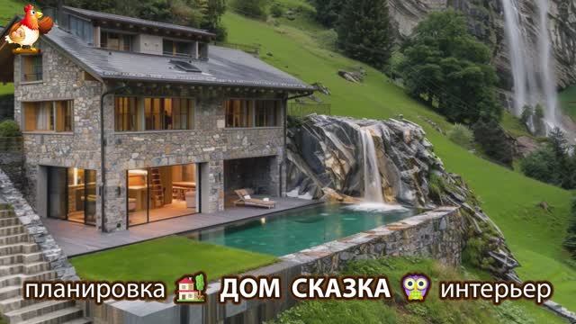 Сказочный дом мечты – 3D идея для вдохновения с планировкой и интерьером 🏡🏚️🏠 вариант (115) смотреть онлайн