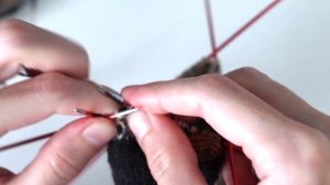 Покажу, как набрать петли после пятки при вязании носков спицами