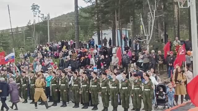 ≪МИТИНГ- ДЕНЬ ПОБЕДЫ (ОТКРЫТИЕ) п.ТАКСИМО 9 мая 2025г.≫ БАМ Таксимо Татьяна Шаманская.