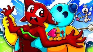 Doey the Doughman Fall in Love with Mroona？! #sprunki #Спрунки