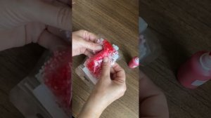 Как покрасить пенопластовые шарики