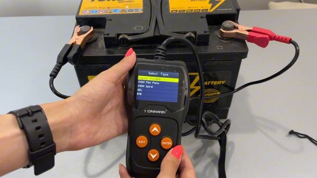 Konnwei KW600 | Тестер за акумулатори смотреть онлайн