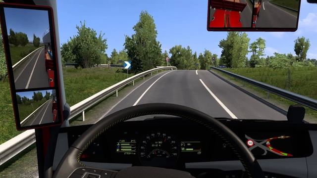 Euro Truck Simulator 2. Brest(F) - Pescara(I).