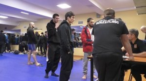 Взвешивание борцов до 70 кг.