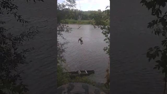 Прикол Прыжки с тарзанки смотреть онлайн