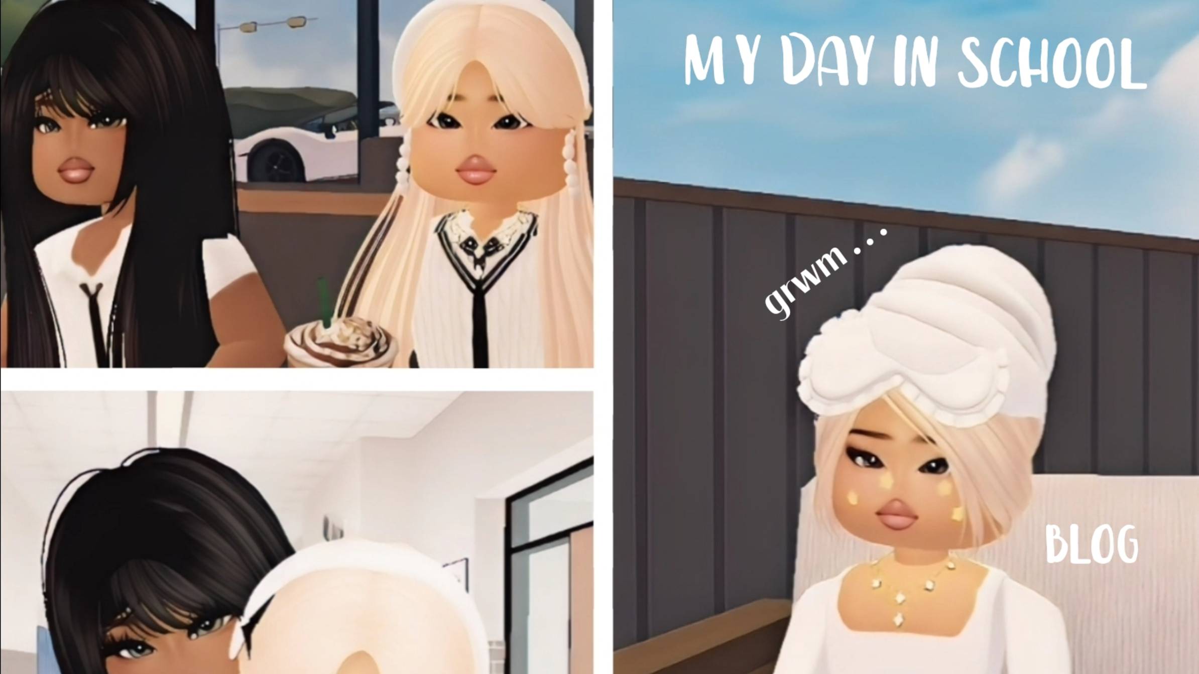 Как прошло мой день в ШКОЛЕ 🏫🤍🕯️/vlog,grwm/Berry Avenue 🌺