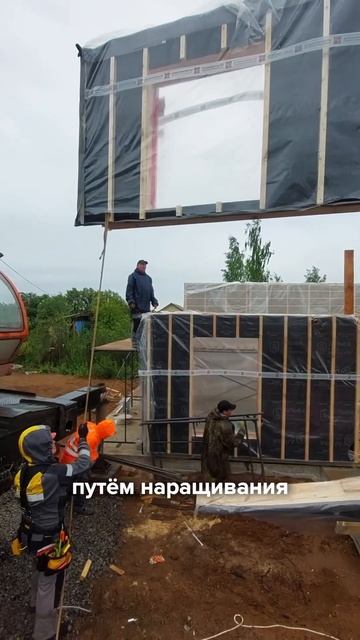 Особенности конструкции высоких стен домокомплектов