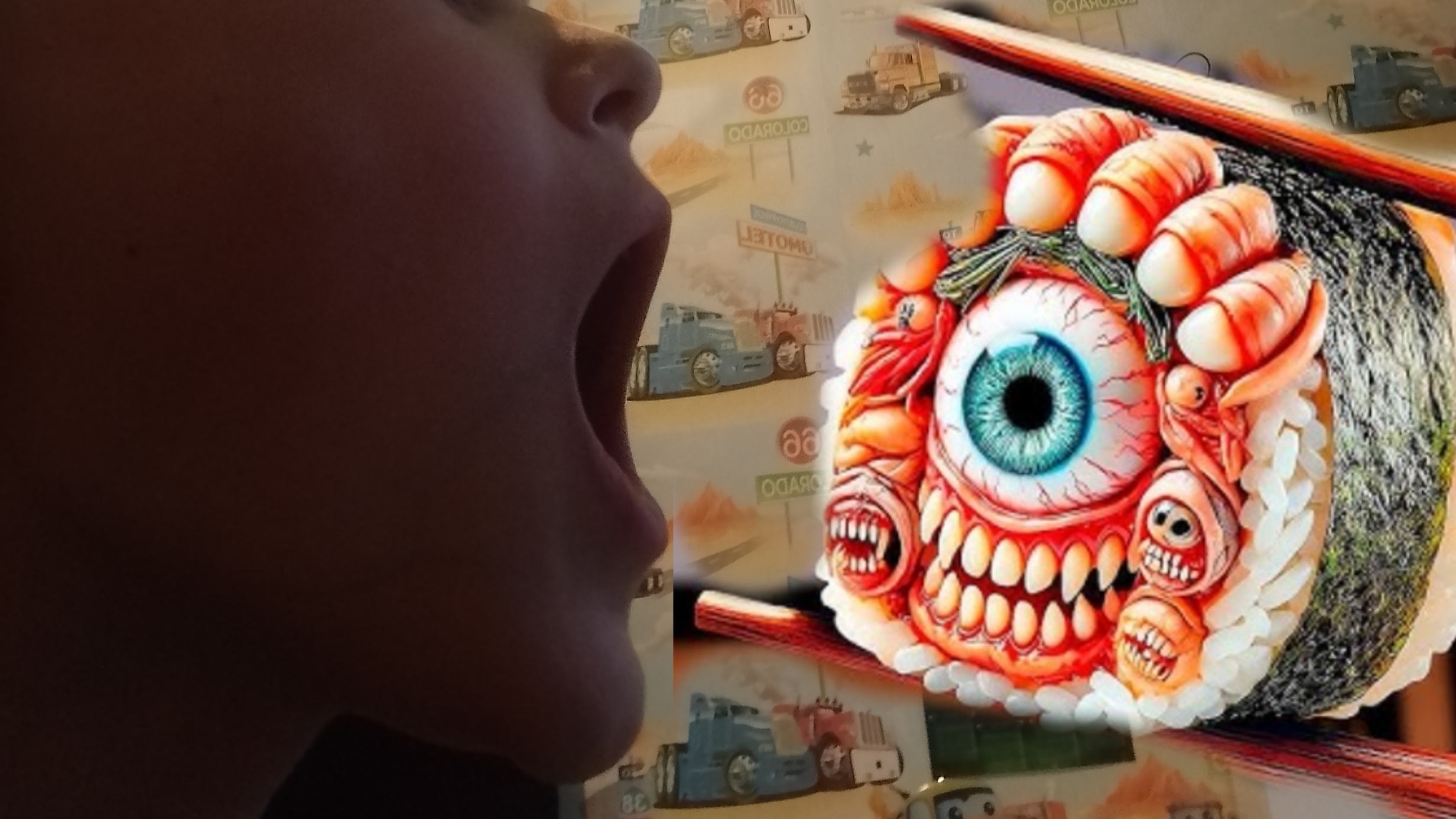 Я попробовал страшные суши в Роблокс Хоррор смотреть онлайн