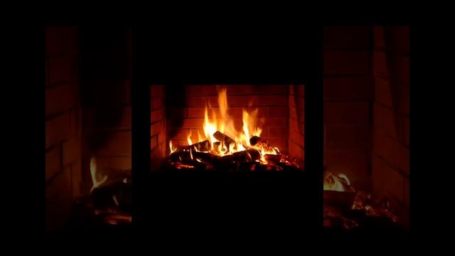 Камин. Релакс. Треск костра.
