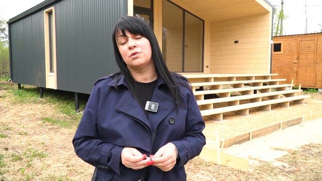 Модульный дом на участке клиента из Воронежа. Отзыв о ?