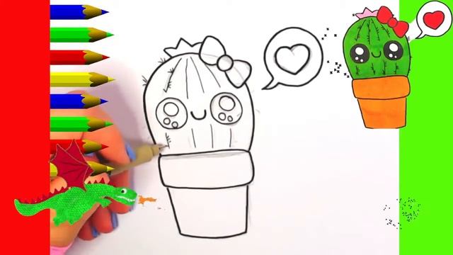 Как нарисовать МИЛЫЙ. просто, Рисунки для начинающих смотреть онлайн