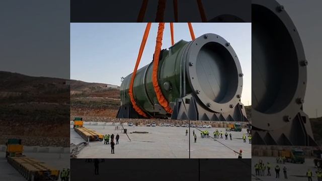 Доставка корпуса с грузового терминала «Восточный» до площадки АЭС «Аккую»