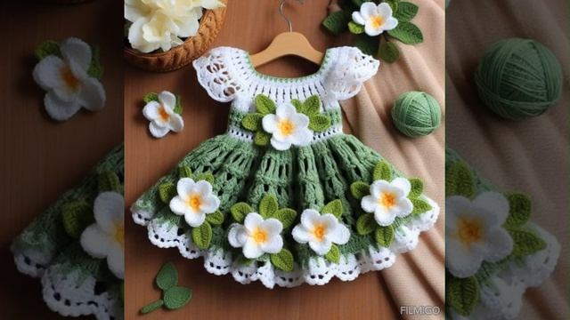 ОЧАРОВЫВАЮЩИЕ С ПЕРВОГО ВЗГЛЯДА # ИДЕИ ВЯЗАНЫХ ДЕТСКИХ ПЛАТЬИШЕК # смотреть онлайн