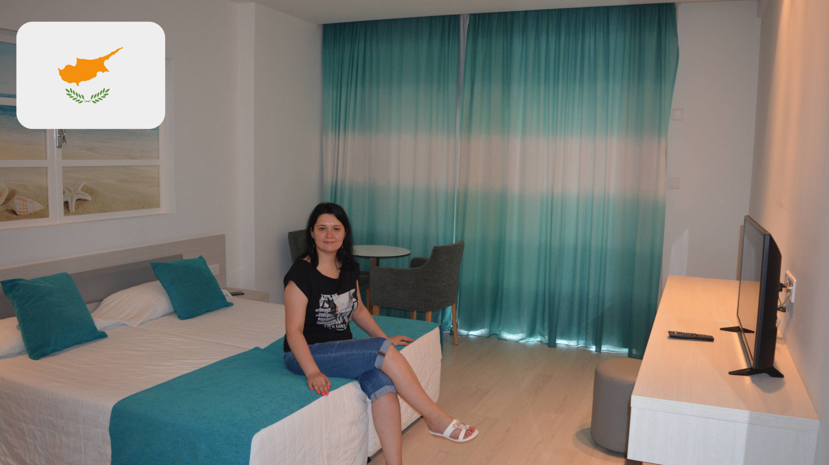 Номер в отеле Anesis 3*. Кипр. Айя-Напа. Август 2018 смотреть онлайн