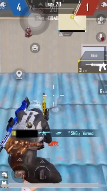 Самый лучший игрок в СНГ!!! #pubgmobile #эрангель #bot #рандом #d