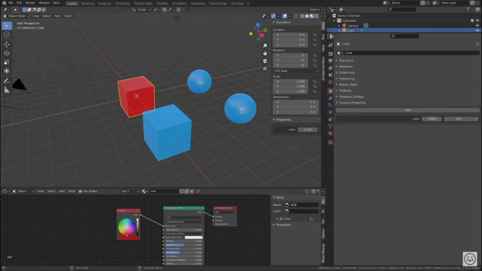 Пользовательские свойства и драйверы в blender стали проще простого смотреть онлайн