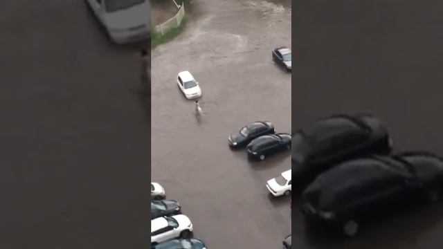 Последствия после дождя. Красноярск.