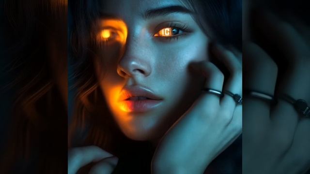 #девушка #ии искусства, красота, и интеллект