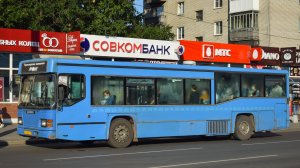 Автобус Scania MaxCi CN113CLL (АР 206 22). Покатушки по Барнаулу.