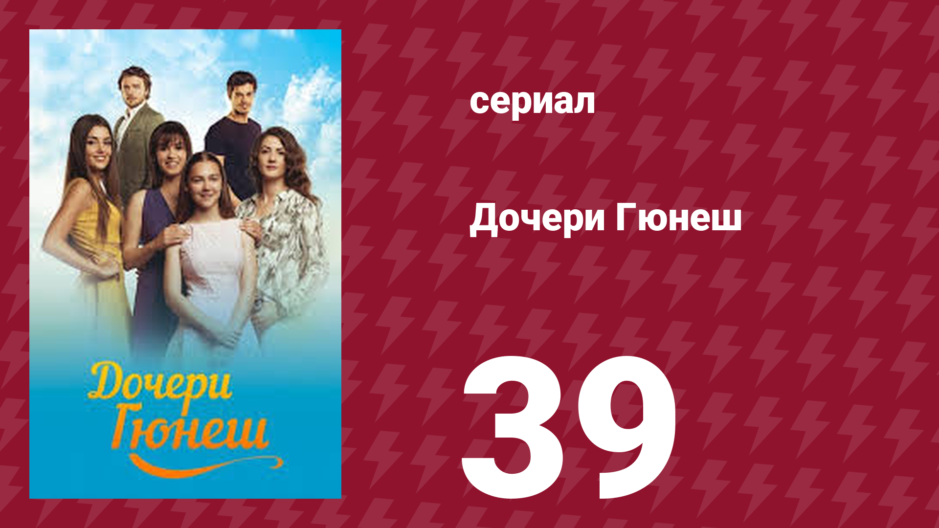 Дочери Гюнеш 39 серия (сериал, 2015)