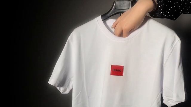 Турецкая хлопковая футболка Hugo Boss