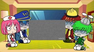 Реакция Робокара Поли и его друзей на смешное видео про чиген ган и на скибиди доп доп