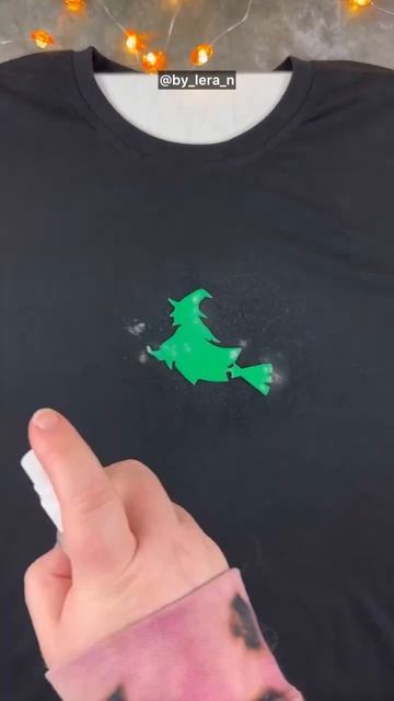 Тг: by_lera_n | Кастом футболки за 15 мин #halloween смотреть онлайн