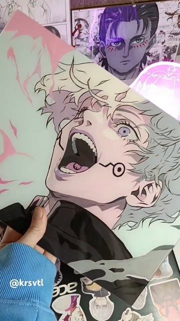 Инумаки 🫰🏻 Акрил на стекле формата А4. Также принима? смотреть онлайн