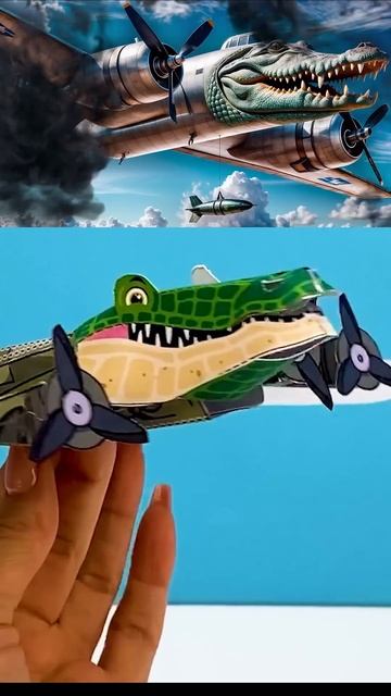 Бомбардино крокодило фигурка из бумаги смотреть онлайн