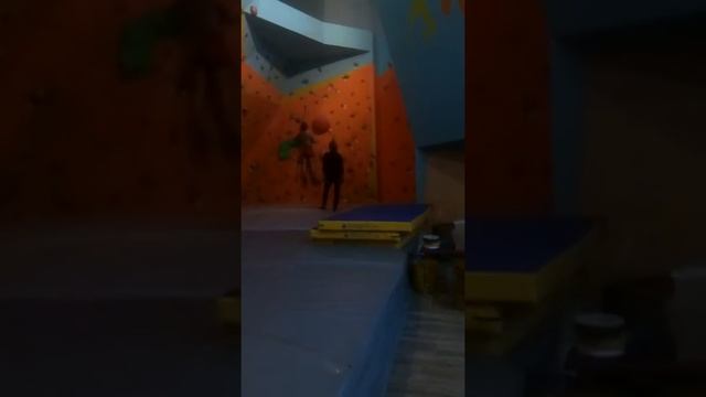 второй раз на скалолазание