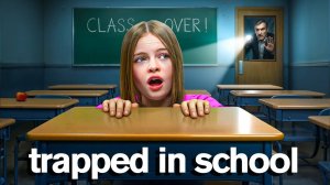 TRAPPED in an ABANDONED SCHOOL *Hiding From Security*