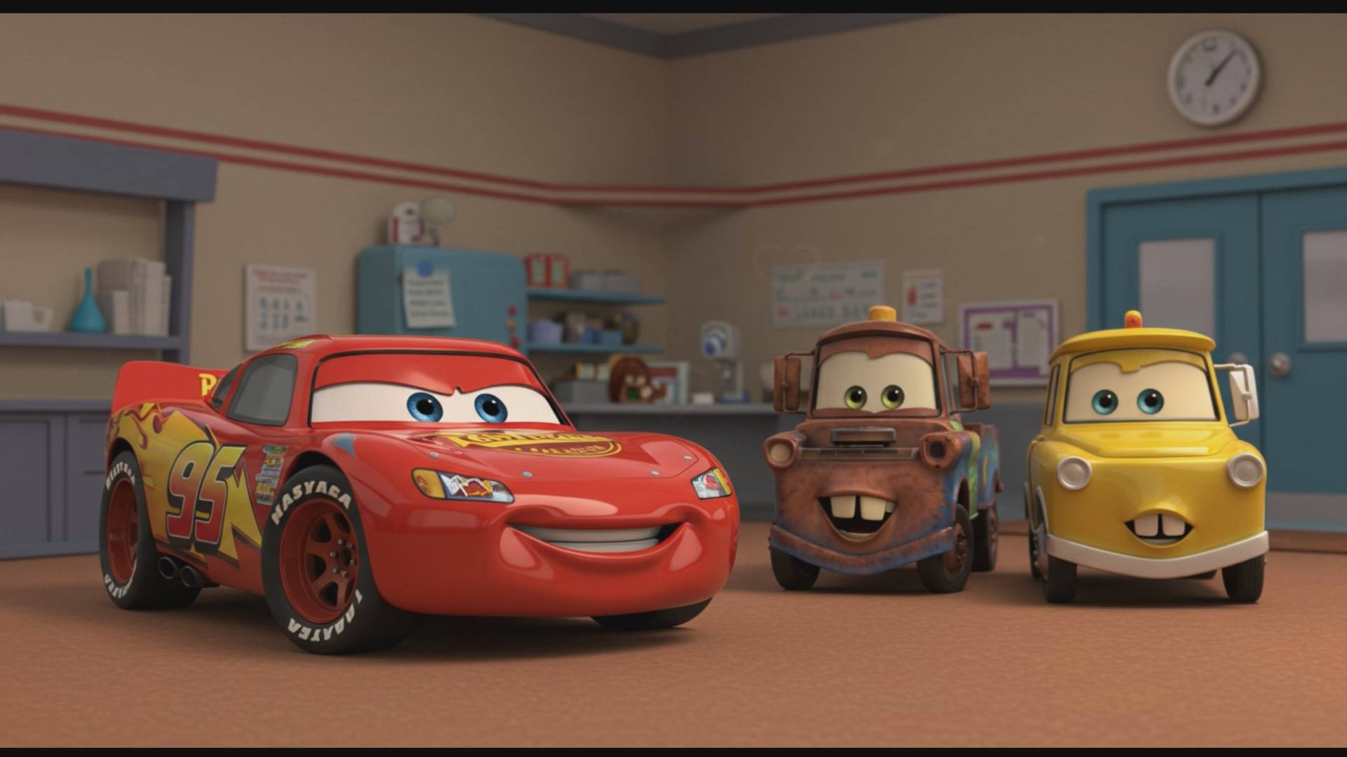 Lightning McQueen Teamwork's The Real Race Pixar Cars Kids Song