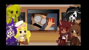 Реакция ФНаФ на «Куплинов против Медведей» [1часть]