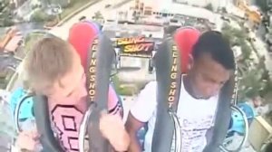 Топ 5  люди потеряли сознание на американский горках)