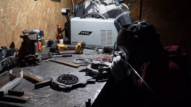 ПТК HANKER (часть2) Сварка детали от снегохода. Тест функц?