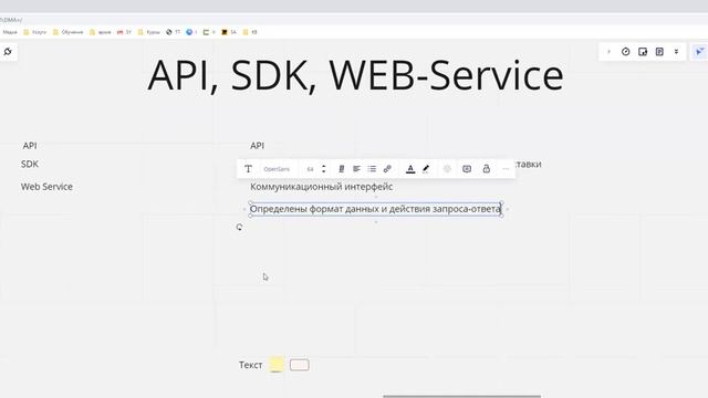 Шаг 1 3.2 API, SDK, WEB-Service в чём разница смотреть онлайн